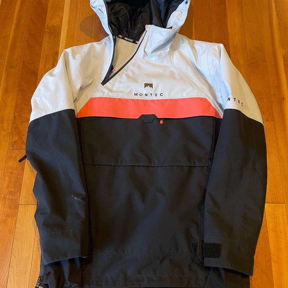 Men's Montec Ski & Snowboard Jacket - Black and Gray